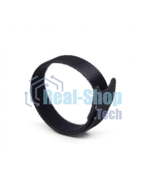 Хомут-липучка Lanmaster LAN-VCM125-BK 125x12 мм (упак: 20 шт) нейлон/полиэтилен внутри помещений черный