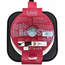 Сковорода-гриль Rondell Ginger RDA-1531 квадратная 26 см, покрытие: антипригарное ручка несъемная (без крышки) черный