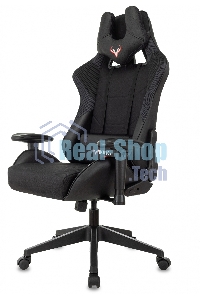 Кресло игровое Бюрократ VIKING 4 AERO BLACK EDITION черный искусст.кожа/ткань