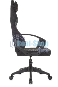 Кресло игровое Zombie Carry черный/серый, крестов. пластик