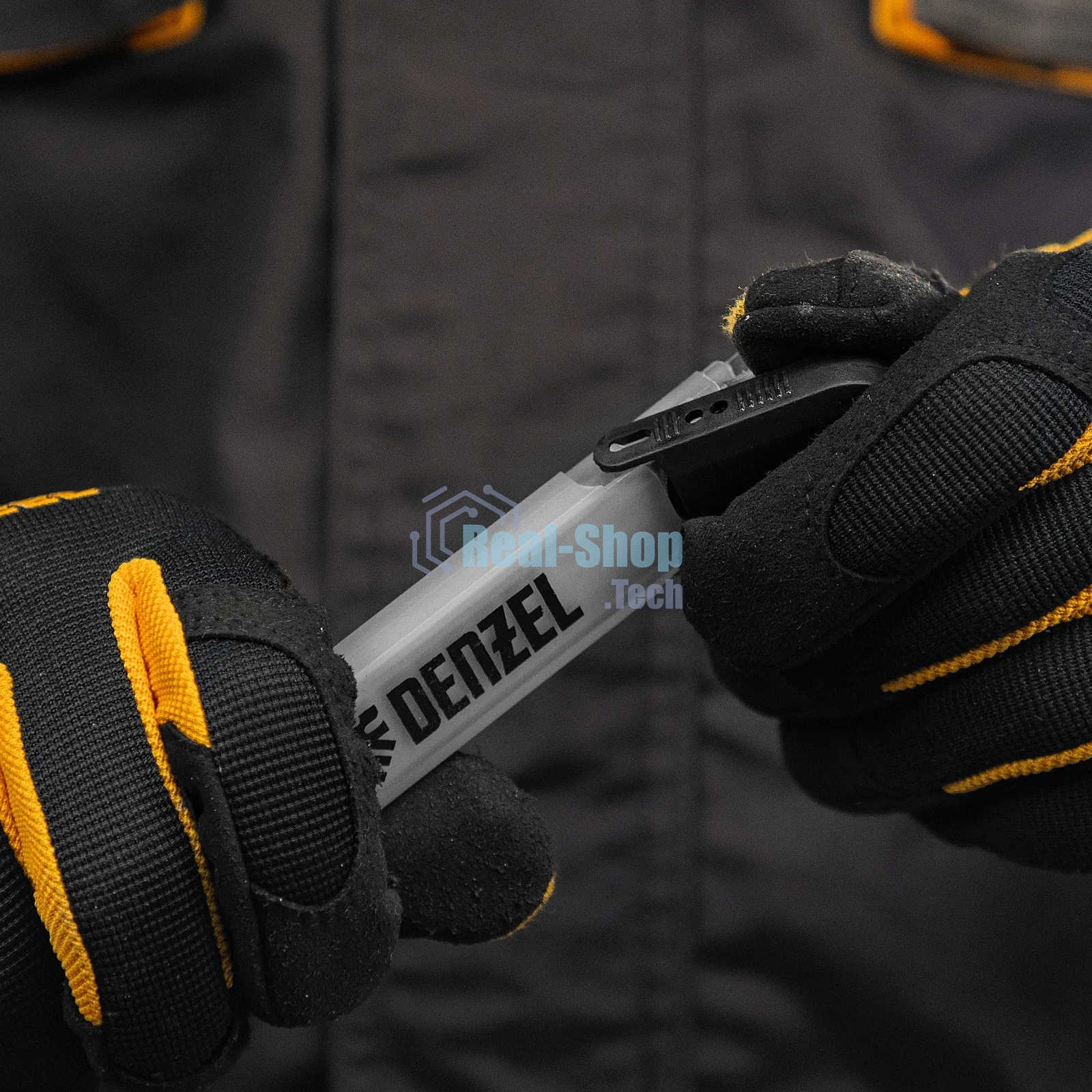 Лезвия Denzel 18 мм, сталь SK5 - 0,5 мм, 10 шт.