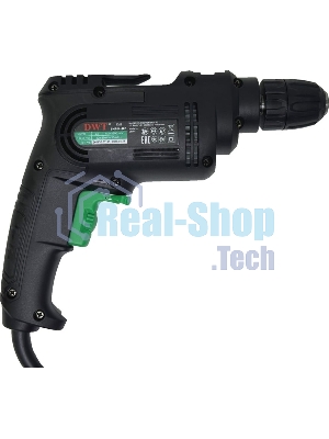 Дрель сетевая безударная DWT BMP04-10 C/450 Вт/до 3300 об.в мин/1.0-10 мм/реверс/кабель 2 м/черный (BMP04-10 C)