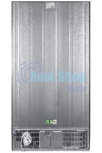 Холодильник Maunfeld MFF177NFSB черный глянц. двухкамерный 263/170л морозилка сбоку, No Frost, Side by Side