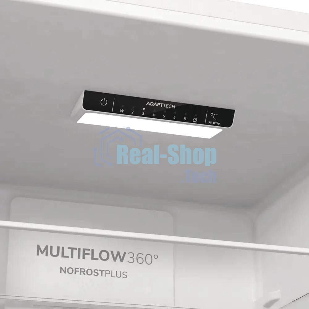 Холодильник Gorenje NRK6201PW4 белый двухкамерный 235/96л морозилка снизу, No Frost