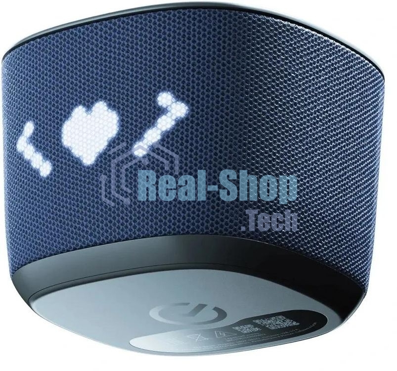 Умная колонка Sber Boom Home, 8Вт, с экраном, 1 динамик, часы, мультирум, TWS, Zigbee хаб, Wi-Fi, Bluetooth 5.0, Zigbee, Салют, морской