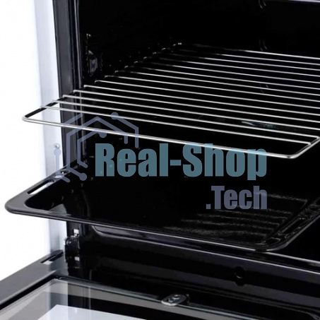 Плита комбинированная Flama RK 2211 белый, конфорок 4 шт, духовка 50 л, 50 см x 85 см x 60 см