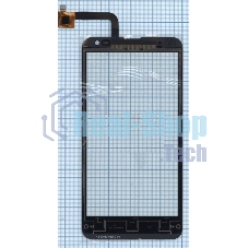 Сенсорное стекло (тачскрин) для Fly IQ4514 EVO Tech 4, черное