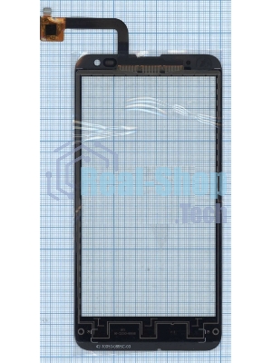 Сенсорное стекло (тачскрин) для Fly IQ4514 EVO Tech 4, черное