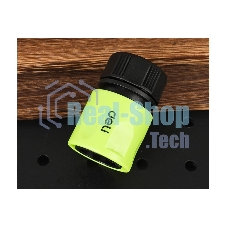 Соединитель быстросъемный с аквастопом для поливочных шлангов 1/2