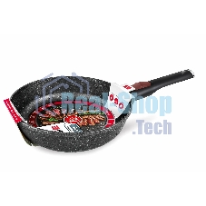 Сковорода 24 литая Индукция Гранит с/р НМП