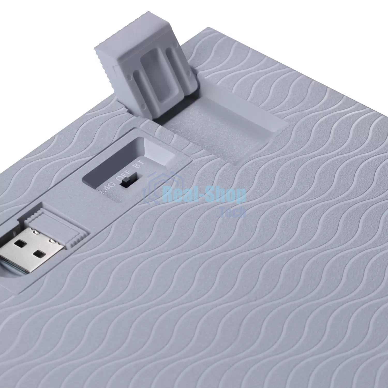 Клавиатура беспроводная Defender REDRAGON VEIGAR USB, Bluetooth/Радиоканал, бело-голубая