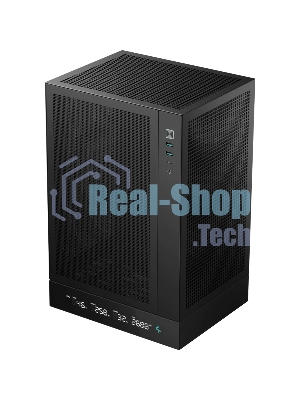 Компьютерный корпус Deepcool CH170 DIGITAL черный без БП mini-ITX 1x120мм 1xUSB 2.0 1xUSB 3.0 audio bott PSU
