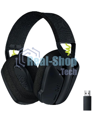 Гарнитура Logitech G435 чёрный/жёлтый, беспроводная, Bluetooth/USB, до 18 ч