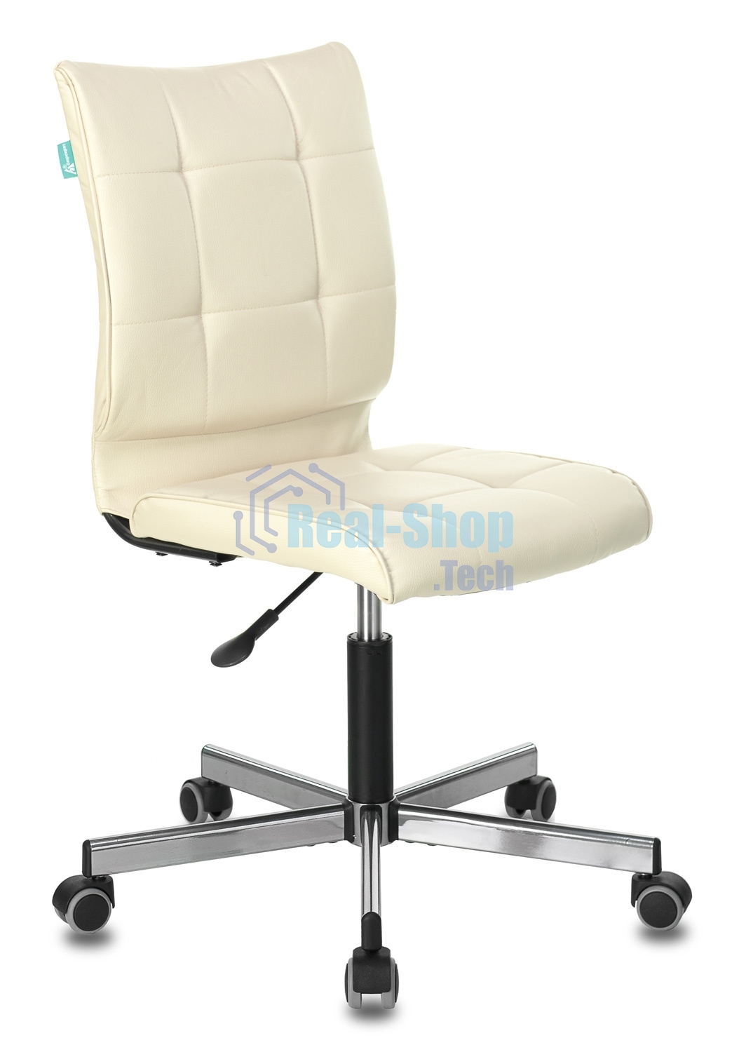 Кресло компьютерное Бюрократ CH-330M/BEIGE бежевый, искусственная кожа, крестовина металл, без подлокотников