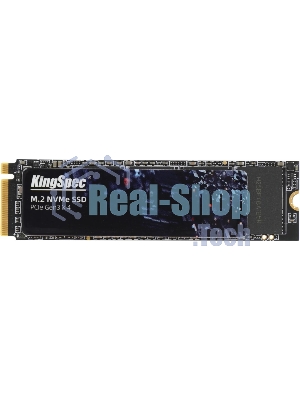 Накопитель SSD KingSpec NE-256, 256Gb, M.2 2280, PCIe 3.0 x4, NVMe, R/W 2000/1300