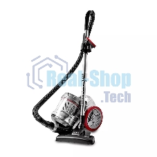 Пылесос Kitfort КТ-5152 серый/красный, 700 Вт, уборка сухая, пылесборник контейнер 1.6 л