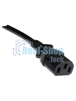 Шнур питания Lanmaster LAN-PP13/SHA-0.5-BK C13-Schuko проводник.:3x0.75мм2 0.5м 220В 10А (упак.:1шт) черный