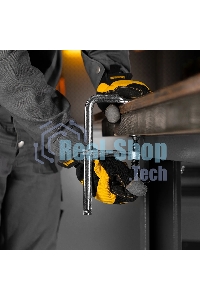 Струбцина Denzel F-образная, 80x200 мм, кованая