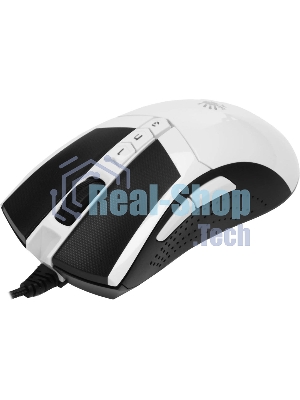 Мышь проводная A4Tech Bloody W90 Max белый/черный, 10000 dpi, USB, кнопки - 10