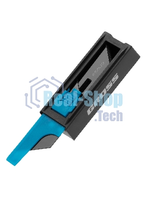 Лезвия Gross 79377, 19 мм, SK2 Black, трапециевидные, выдвижной пластиковый пенал, 10 шт.