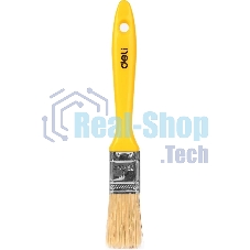 Кисть малярная Deli DL509111 с пластиковой ручкой 25 мм, натуральная щетина