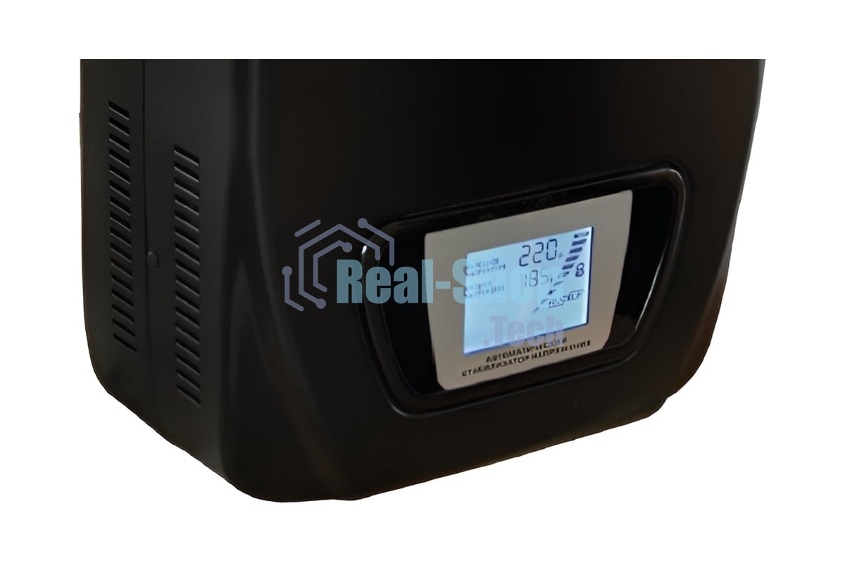 Стабилизатор RUCELF SDW.II-12000-L рабочий диапазон: 110-275В 10000Вт 217-223В