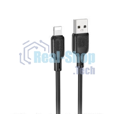 Кабель BOROFONE (6941991115530) BX113i 3m USB 2.4A для Lightning - 3м, черный Кабель BOROFONE (6941991115530) BX113i 3m USB 2.4A для Lightning - 3м, черный