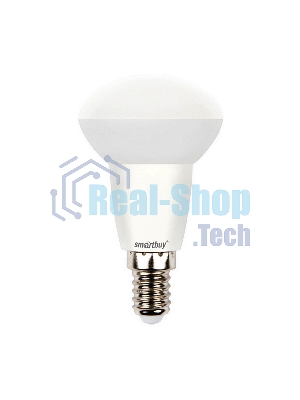 Светодиодная лампа Smartbuy R50-06W/4000/E14. цоколь Е14, 6 Вт, 220 В, 30000 ч, 4000 К