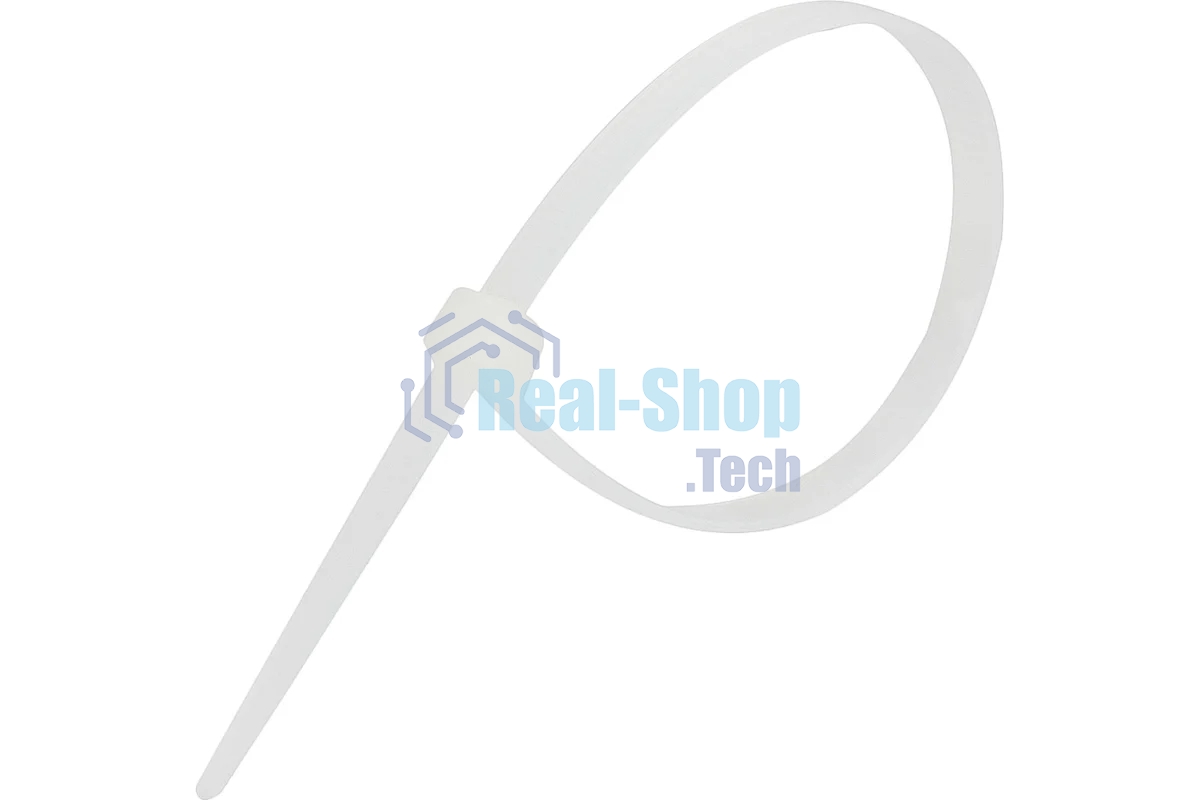 Стяжки Cablexpert NYT-400x7.6 пластиковые 400 мм х 7.6 мм, белые (100 шт.)
