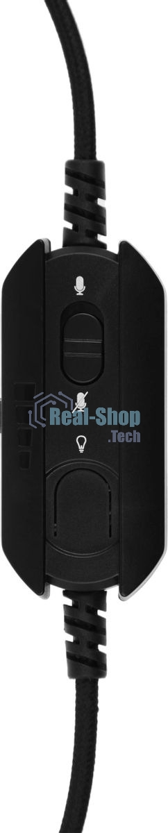 Гарнитура проводная с микрофоном A4Tech Bloody G570 черный/серый 2м мониторные USB оголовье (G570 USB/BLACK + GREY)