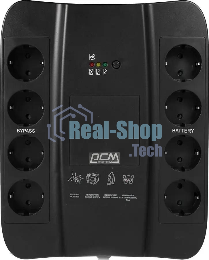 Источник бесперебойного питания Powercom Spider SPD-850U 510Вт 850ВА черный