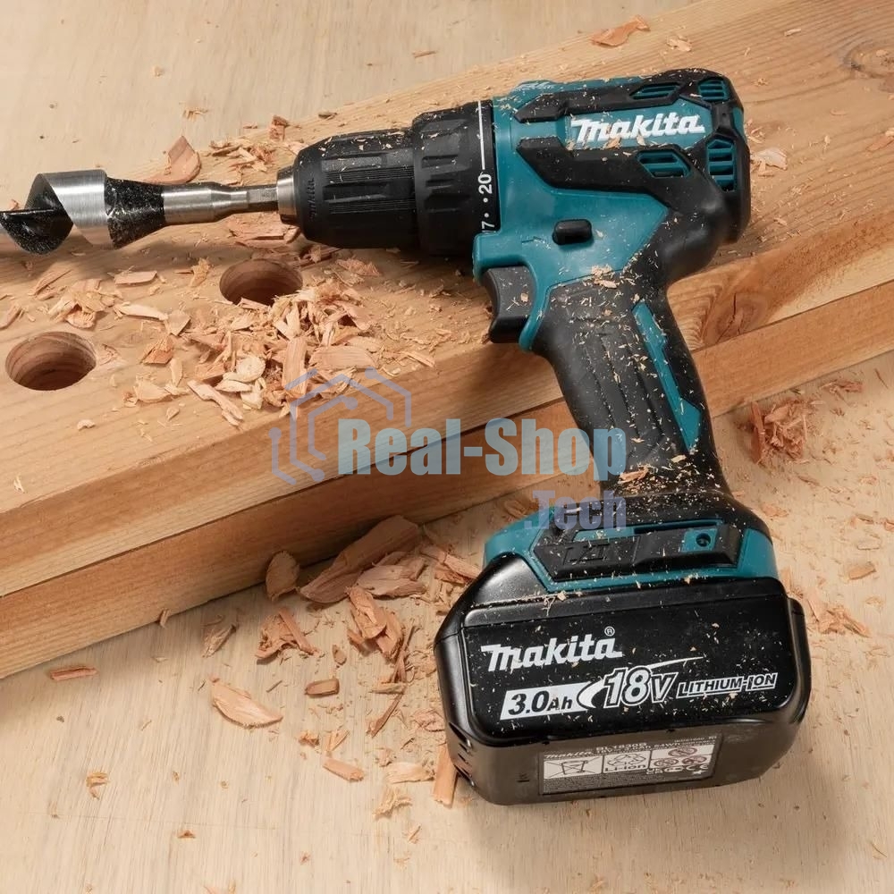 Дрель-шуруповерт Makita DDF490Z, 18 В, 0 Ач, 50 Нм, бесщеточный