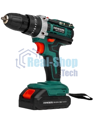 Дрель-шуруповерт FAVOURITE OBS 21 DC SET UNIT, 21 В, 2 Ач, 30 Нм, щеточный