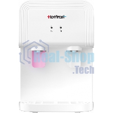 Кулер для воды Hotfrost D70F, верхняя загрузка, нагрев 90 °С, без охлаждения, белый