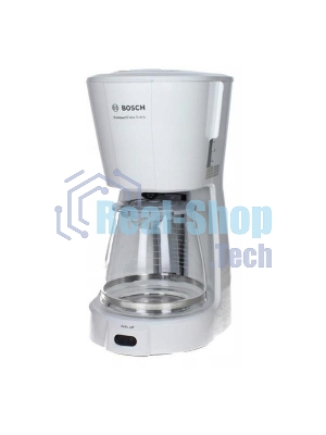 Кофеварка капельная Bosch TKA3M131 белый, исп. кофе - молотый, 1.4 л, 1200 Вт.