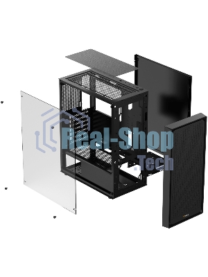 Компьютерный корпус Ocypus Gaммa C50 без БП черный (Gaммa-C50-BKG000XX-GL)
