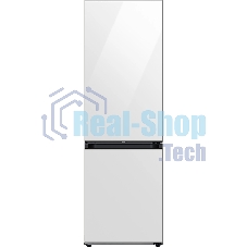 Холодильник Samsung RB34C7B5E12/EF белый стекло двухкамерный 230/114л морозилка снизу, No Frost