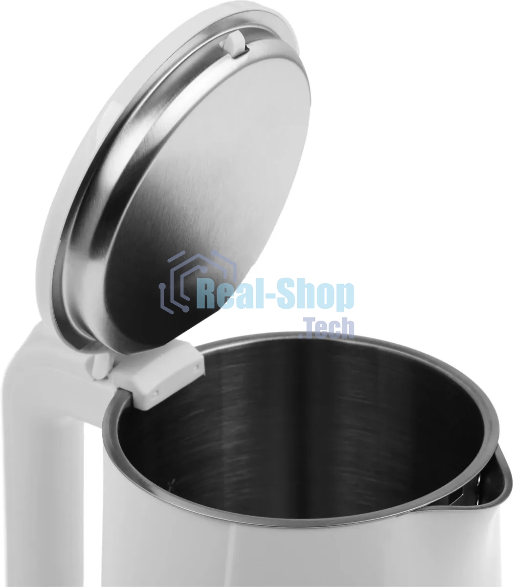 Чайник электрический Centek CT-0005 2200 Вт, 1.7 л, белый