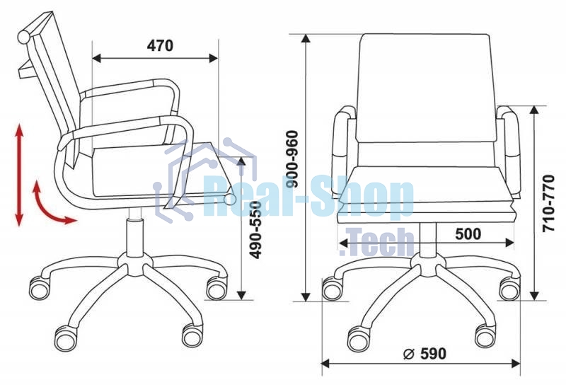 Кресло руководителя Бюрократ CH-993-Low/Brown коричневый, низкая спинка, искусственная кожа, крестовина хромированная