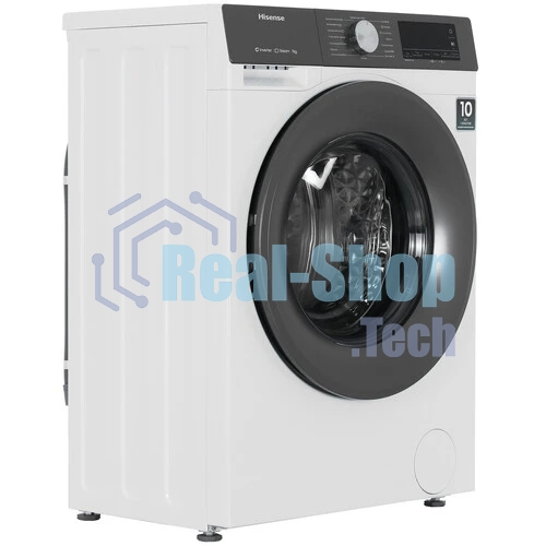 Стиральная машина Hisense WF3S7021BW2 белый, загрузка фронтальная 7 кг, 1200 об/мин., класс: А