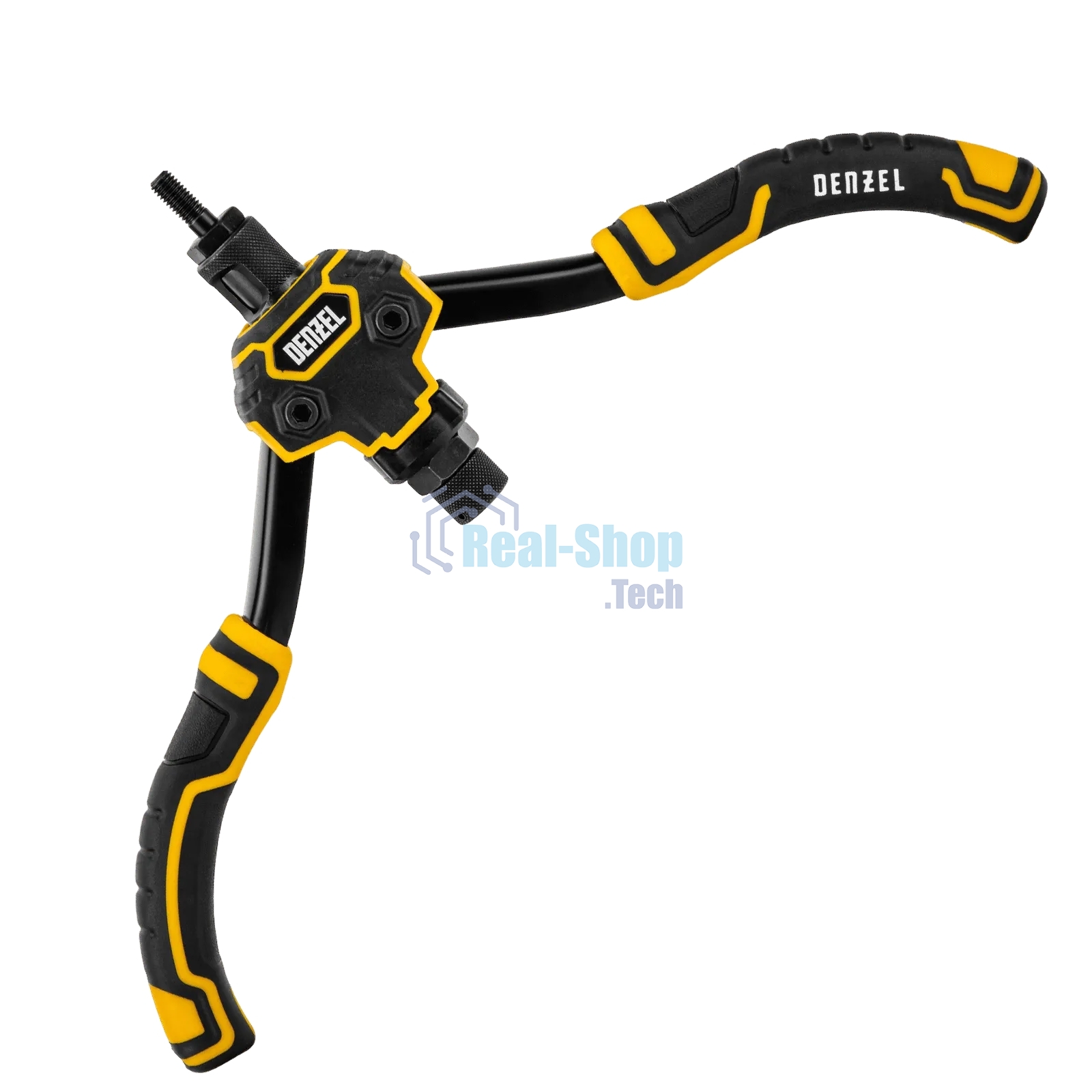 Заклепочник Denzel для резьбовых заклепок, двуручный, заклепки М3, М4, М5, М6, М8, М10, M12