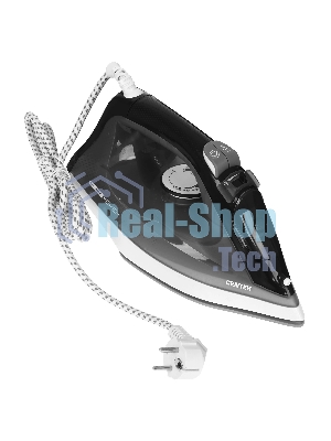 Утюг Centek CT-2307 черный/белый, 2800 Вт, 60 г/мин, 190 г/мин, 300 мл