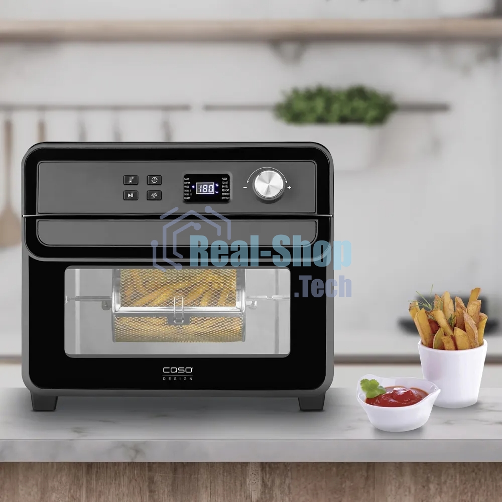 Аэрофритюрница CASO AirFry Chef 1700 чёрный, 1700 Вт, 22 л, 3 кг
