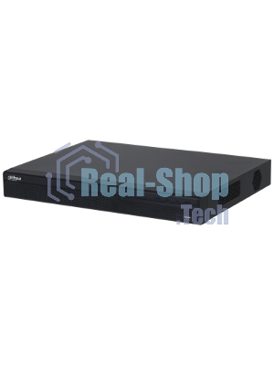 Видеорегистратор IP Dahua 8-канальный 4K и H.265+. Входящий поток до 160 Мбит/с; сжатие: H.265+, H.265, H.264+, H.264; разрешение записи до 12Мп; накопители: 2 SATA III до 20Тбайт; воспроизведение: 8кн