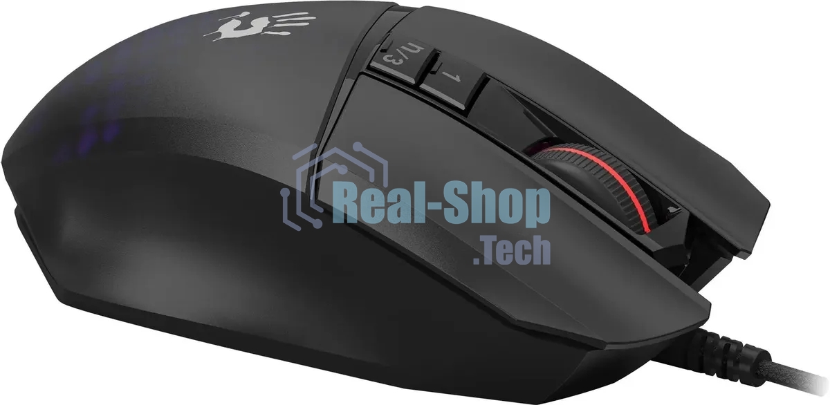 Мышь проводная A4Tech Bloody W65 Max Mini черный, 12000 dpi, USB, кнопки - 9