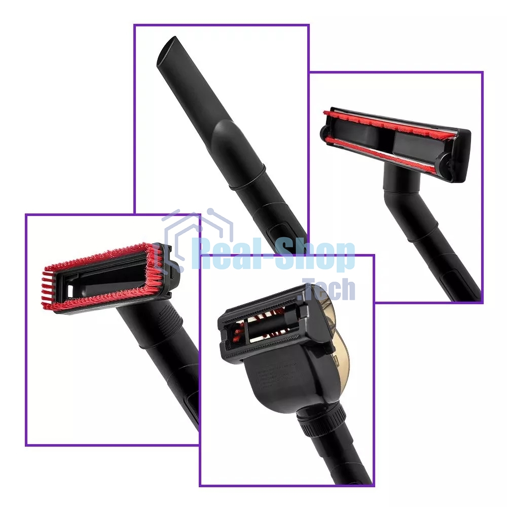 Пылесос Kitfort КТ-5152 серый/красный, 700 Вт, уборка сухая, пылесборник контейнер 1.6 л