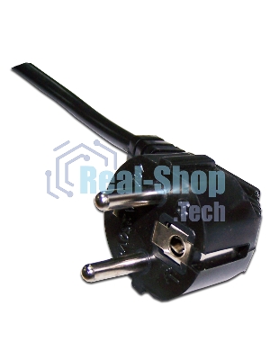 Шнур питания Lanmaster LAN-PP13/SHA-0.5-BK C13-Schuko проводник.:3x0.75мм2 0.5м 220В 10А (упак.:1шт) черный
