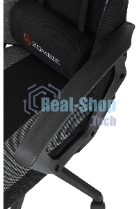 Кресло игровое Zombie Carry черный/серый, крестов. пластик