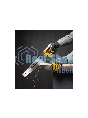 Ножовка по дереву Denzel 400 мм, 9 TPI, зуб 3D, двухкомпонентная рукоятка