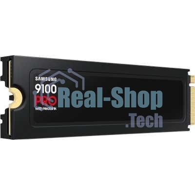 Накопитель SSD 4Tb Samsung 9100 PRO, M.2, PCI-E 5.0 x4, TLC 3D NAND R/W - 14800/13400 Mb/s с радиатором